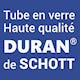 Tube en verre Haute qualité Duran de Schott