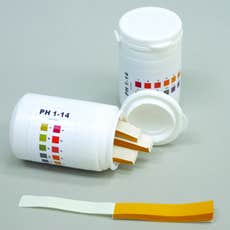 Flacon de bandelettes pH 1 - 14