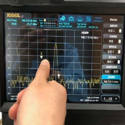 Ecran tactile - déplacement d’un marqueur sur une zone